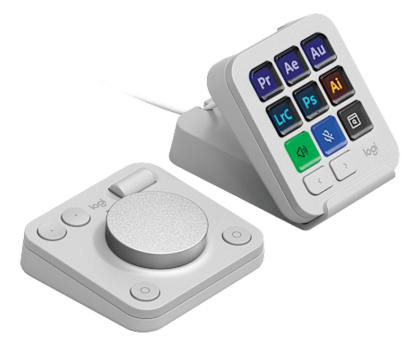 Akcesorium do streamingu Logitech MX Creative Console Jasnoszary